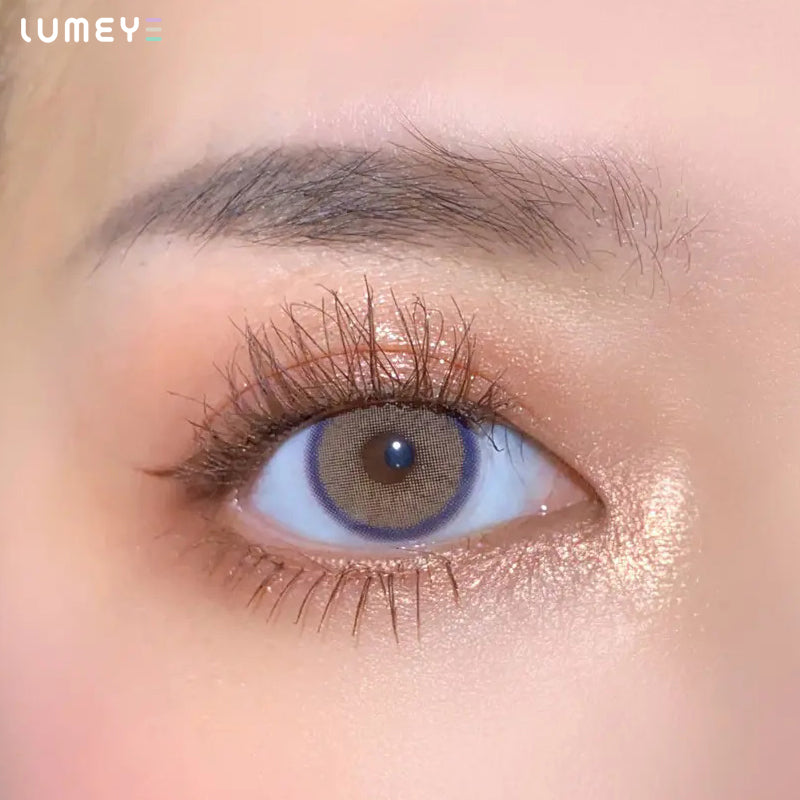 Best COLORED CONTACTS - LUMEYE Neala Brown Colored Contact Lenses - LUMEYE