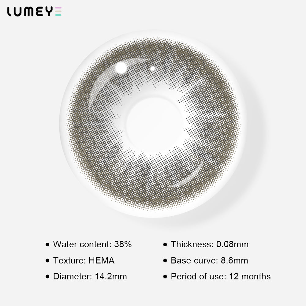 Best COLORED CONTACTS - LUMEYE Sherry Brown Colored Contact Lenses - LUMEYE