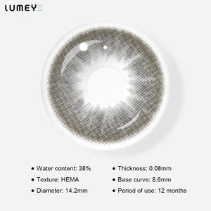 Best COLORED CONTACTS - LUMEYE Sherry Brown Colored Contact Lenses - LUMEYE