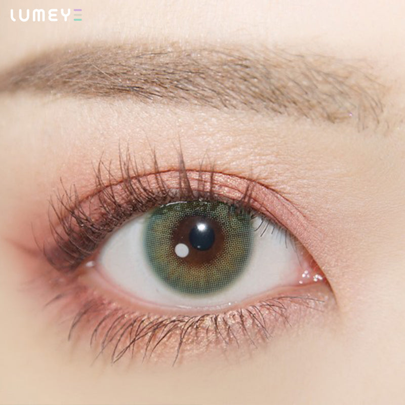 Best COLORED CONTACTS - LUMEYE Queen Green Colored Contact Lenses - LUMEYE