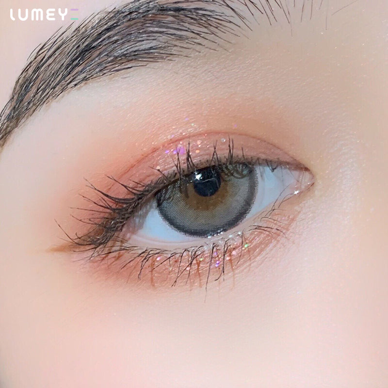 Best COLORED CONTACTS - LUMEYE Coconut Gray Colored Contact Lenses - LUMEYE