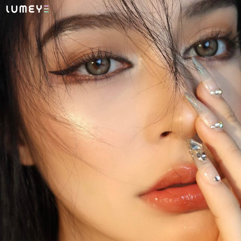 Best COLORED CONTACTS - LUMEYE Forest Brown Colored Contact Lenses - LUMEYE