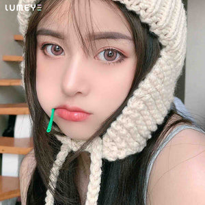 Best COLORED CONTACTS - LUMEYE Comet Pink Colored Contact Lenses - LUMEYE