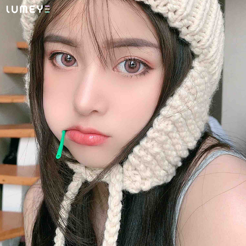 Best COLORED CONTACTS - LUMEYE Comet Pink Colored Contact Lenses - LUMEYE
