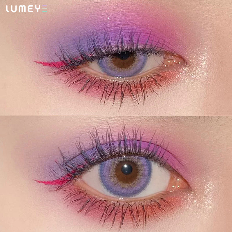 Best COLORED CONTACTS - LUMEYE Grape Purple Colored Contact Lenses - LUMEYE