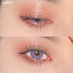 Best COLORED CONTACTS - LUMEYE Frozen Moon Purple Colored Contact Lenses - LUMEYE