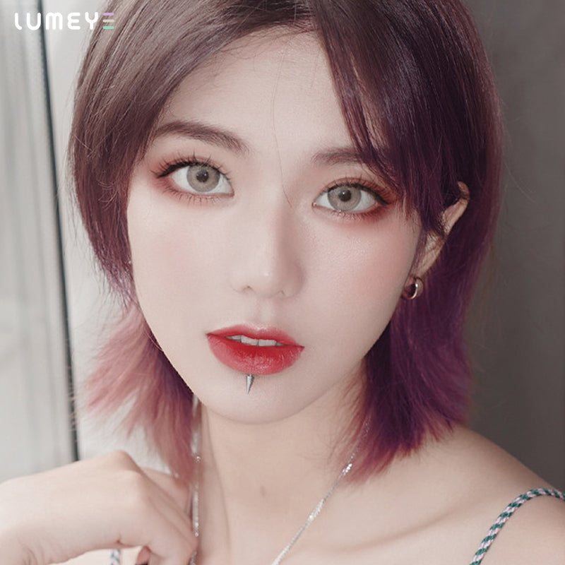 Best COLORED CONTACTS - LUMEYE Himalaya Brown Colored Contact Lenses - LUMEYE