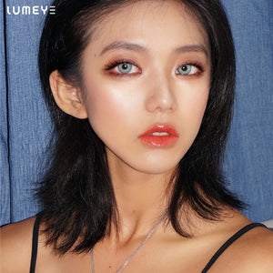 Best COLORED CONTACTS - LUMEYE Himalaya Blue Colored Contact Lenses - LUMEYE
