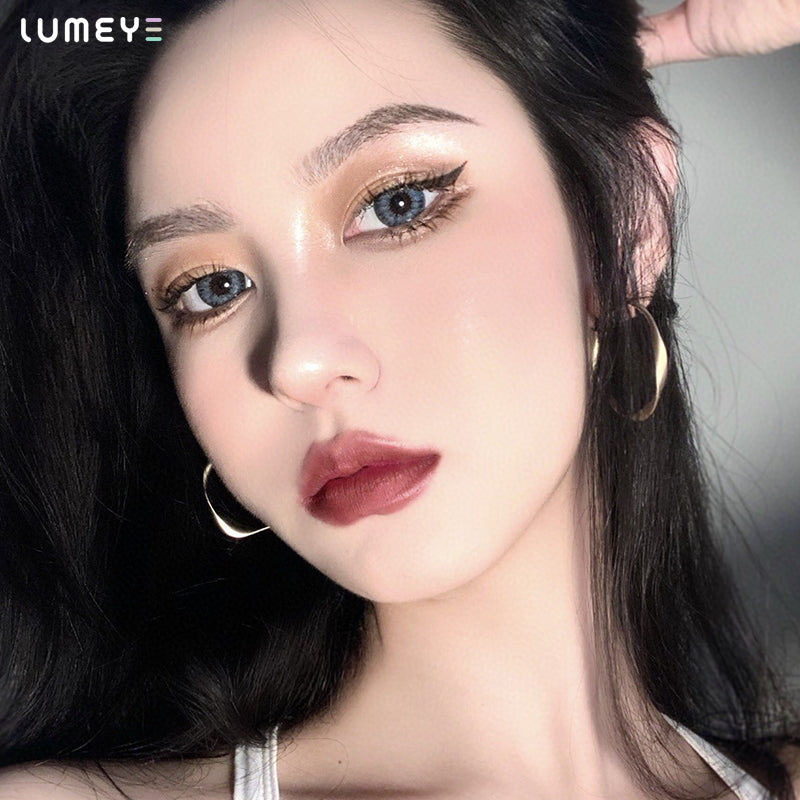 Best COLORED CONTACTS - LUMEYE Tequila Gray Colored Contact Lenses - LUMEYE