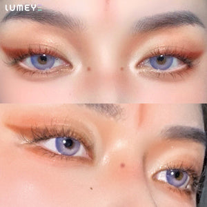 Best COLORED CONTACTS - LUMEYE Frozen Moon Purple Colored Contact Lenses - LUMEYE