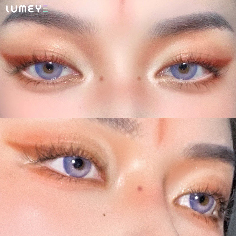 Best COLORED CONTACTS - LUMEYE Frozen Moon Purple Colored Contact Lenses - LUMEYE