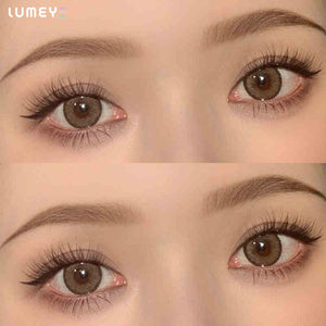 Best COLORED CONTACTS - LUMEYE Dune Brown Colored Contact Lenses - LUMEYE