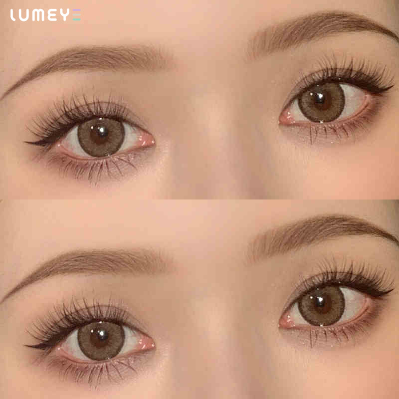 Best COLORED CONTACTS - LUMEYE Dune Brown Colored Contact Lenses - LUMEYE