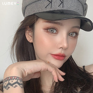 Best COLORED CONTACTS - LUMEYE Himalaya Gray Colored Contact Lenses - LUMEYE