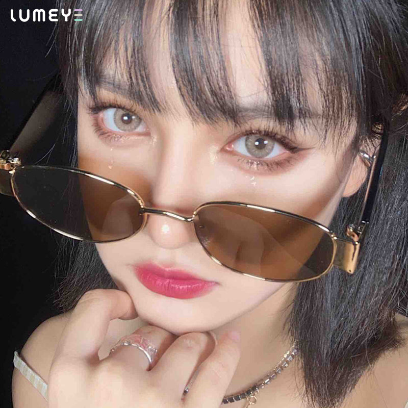 Best COLORED CONTACTS - LUMEYE Symphony Brown Colored Contact Lenses - LUMEYE
