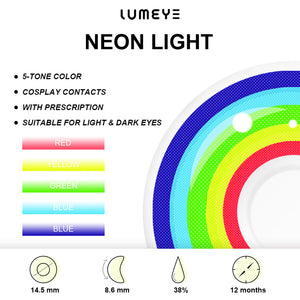 Best COLORED CONTACTS - LUMEYE Neon Light Colored Contact Lenses - LUMEYE