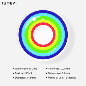 Best COLORED CONTACTS - LUMEYE Neon Light Colored Contact Lenses - LUMEYE