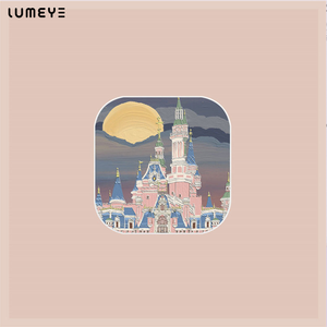 Best COLORED CONTACTS - LUMEYE Night Castle Pink Lens Case - LUMEYE