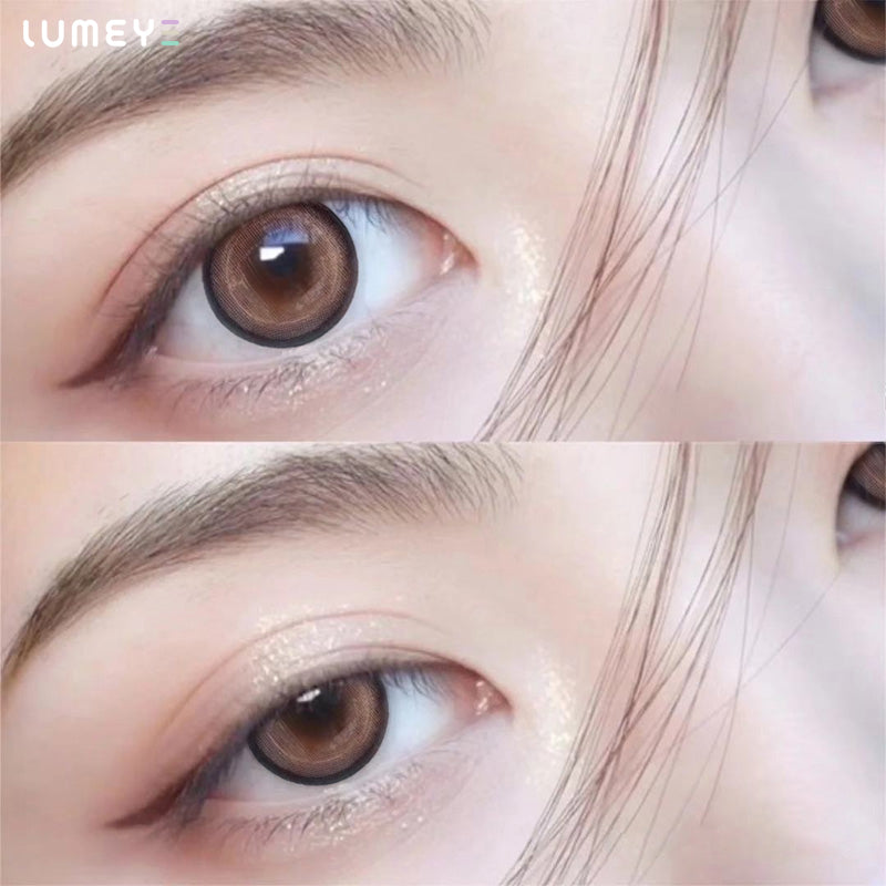 Best COLORED CONTACTS - LUMEYE Strawberry Pink Colored Contact Lenses - LUMEYE
