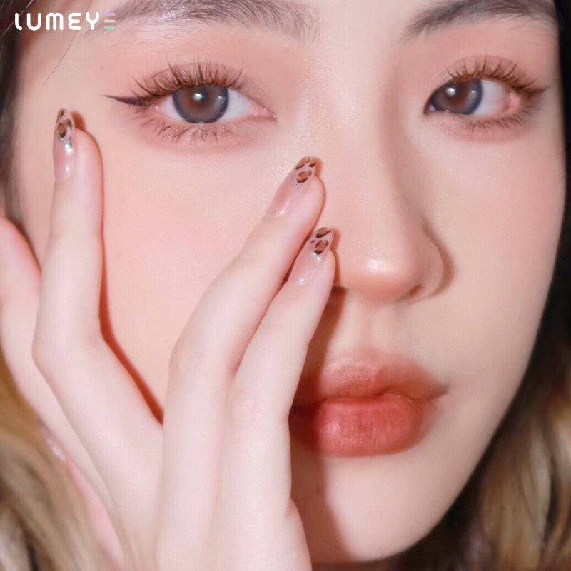 Best COLORED CONTACTS - LUMEYE Hidden Ice Gray Colored Contact Lenses - LUMEYE