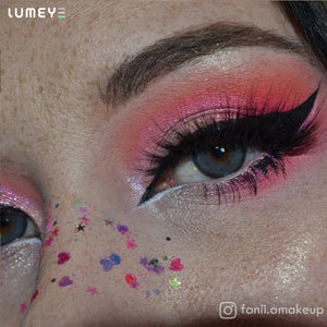 Best COLORED CONTACTS - LUMEYE Moonlight Blue Colored Contact Lenses - LUMEYE