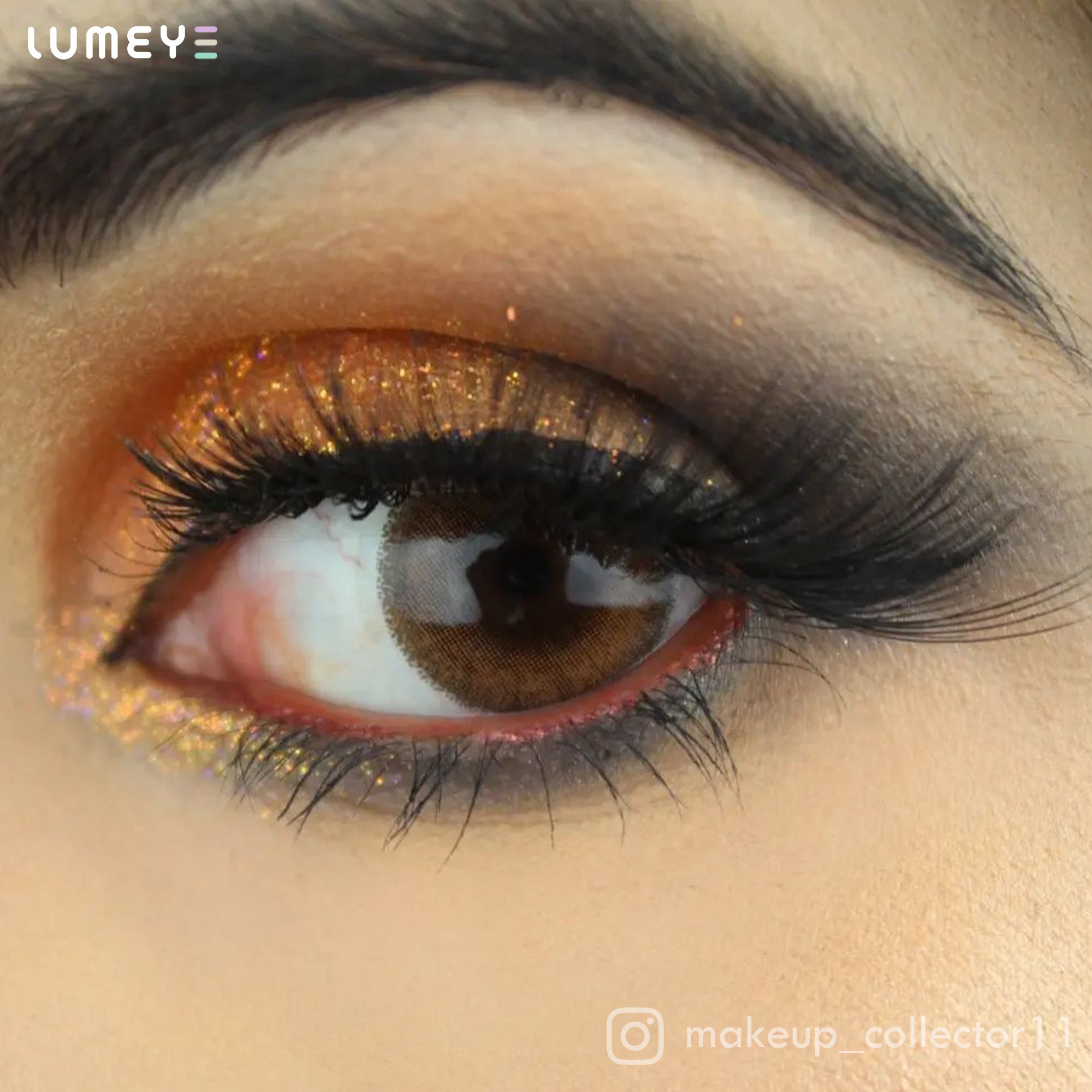 Best COLORED CONTACTS - LUMEYE Dune Brown Colored Contact Lenses - LUMEYE