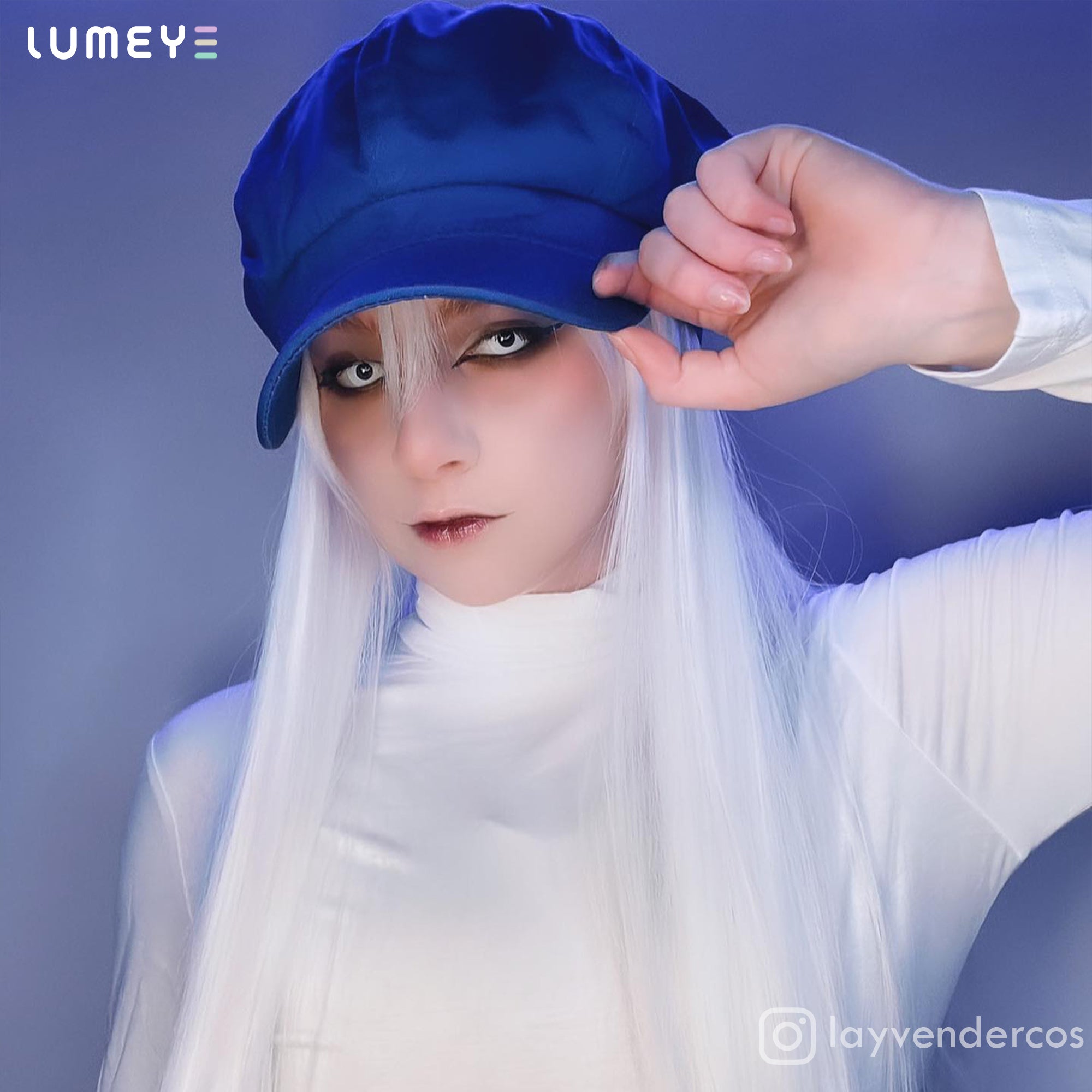 Best COLORED CONTACTS - LUMEYE Zombie Curse White Colored Contact Lenses - LUMEYE