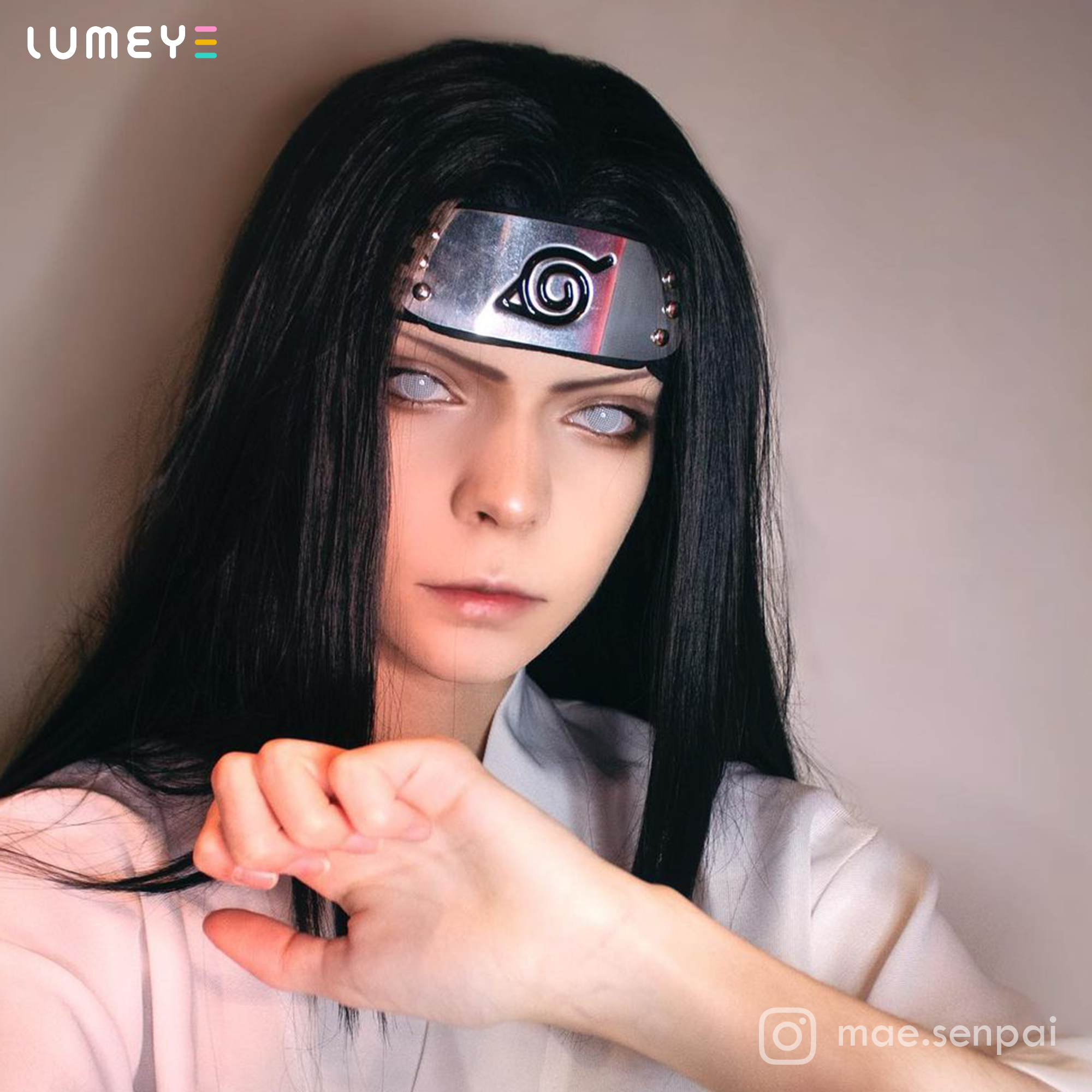 Best COLORED CONTACTS - LUMEYE Gridding White Colored Contact Lenses - LUMEYE