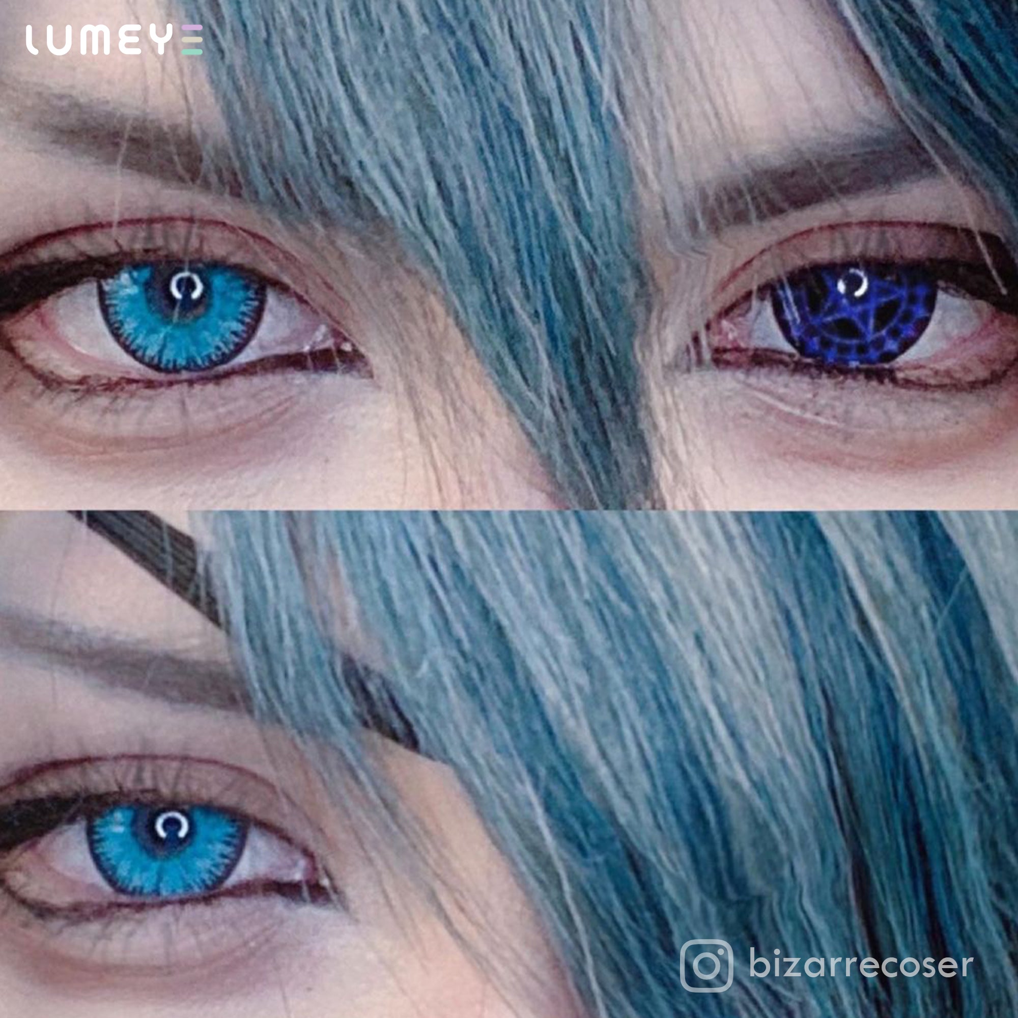 Best COLORED CONTACTS - LUMEYE Ciel's Contract Purple Colored Contact Lenses - LUMEYE