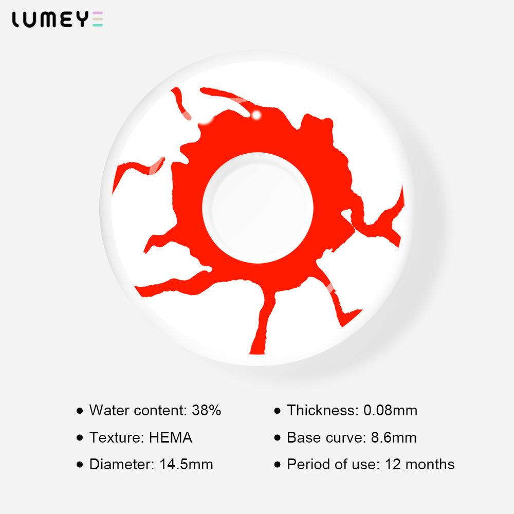 Best COLORED CONTACTS - LUMEYE Reddish Dream White Colored Contact Lenses - LUMEYE