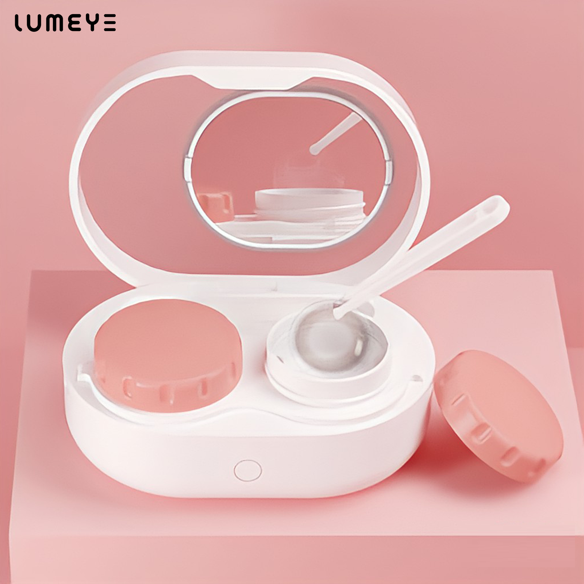 Best COLORED CONTACTS - LUMEYE Electric Contact Lens Cleaner Lens Case - LUMEYE