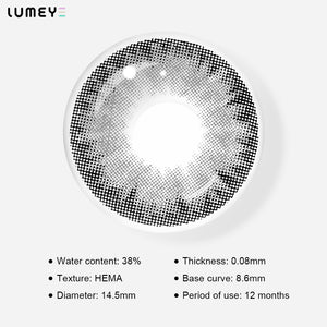 Best COLORED CONTACTS - LUMEYE Tequila Gray Colored Contact Lenses - LUMEYE