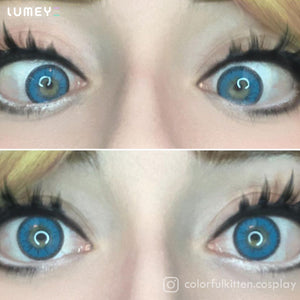 Best COLORED CONTACTS - LUMEYE Will Blue Colored Contact Lenses - LUMEYE