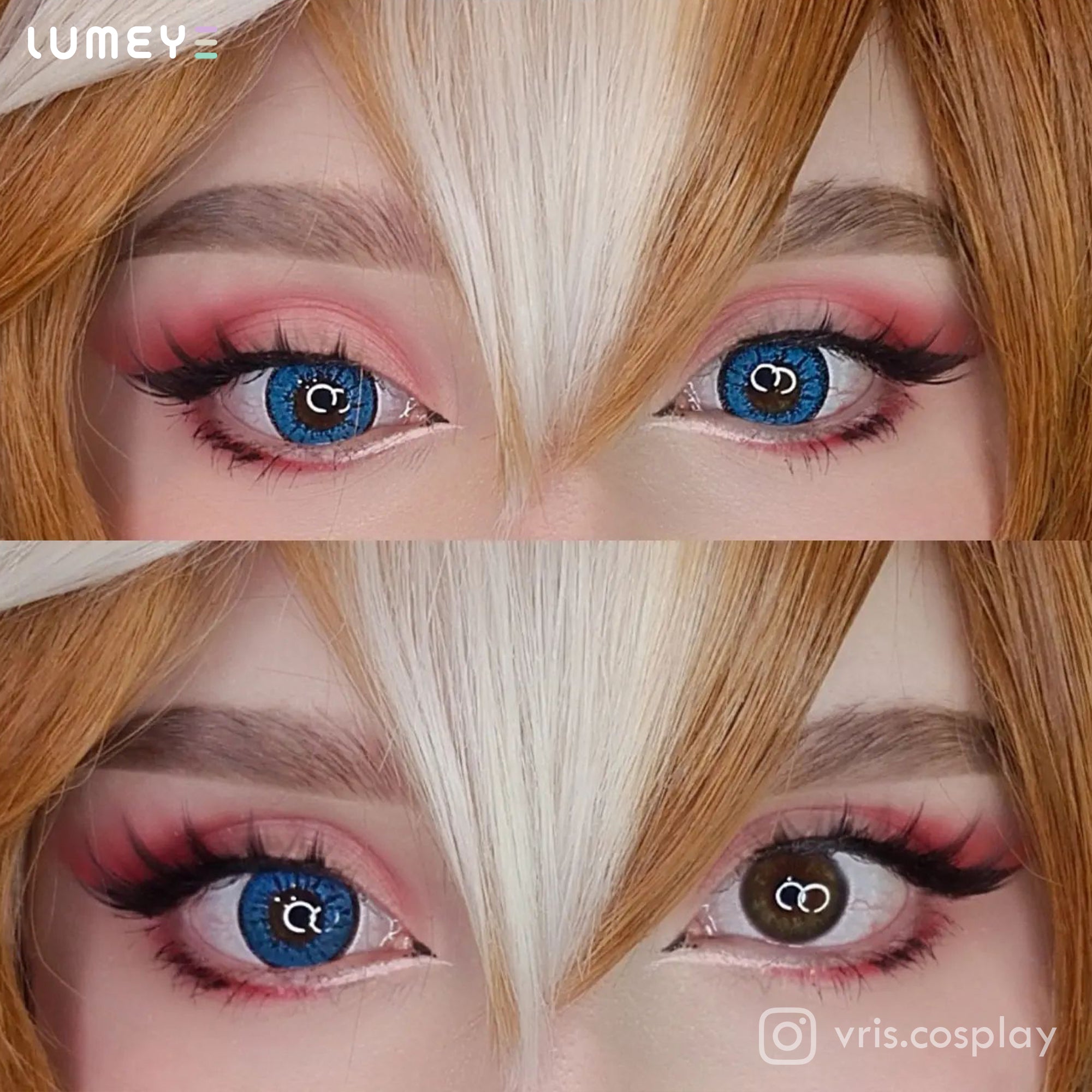 Best COLORED CONTACTS - LUMEYE Will Blue Colored Contact Lenses - LUMEYE