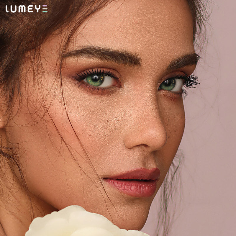 Best COLORED CONTACTS - LUMEYE Fairy Swamp Green Colored Contact Lenses - LUMEYE