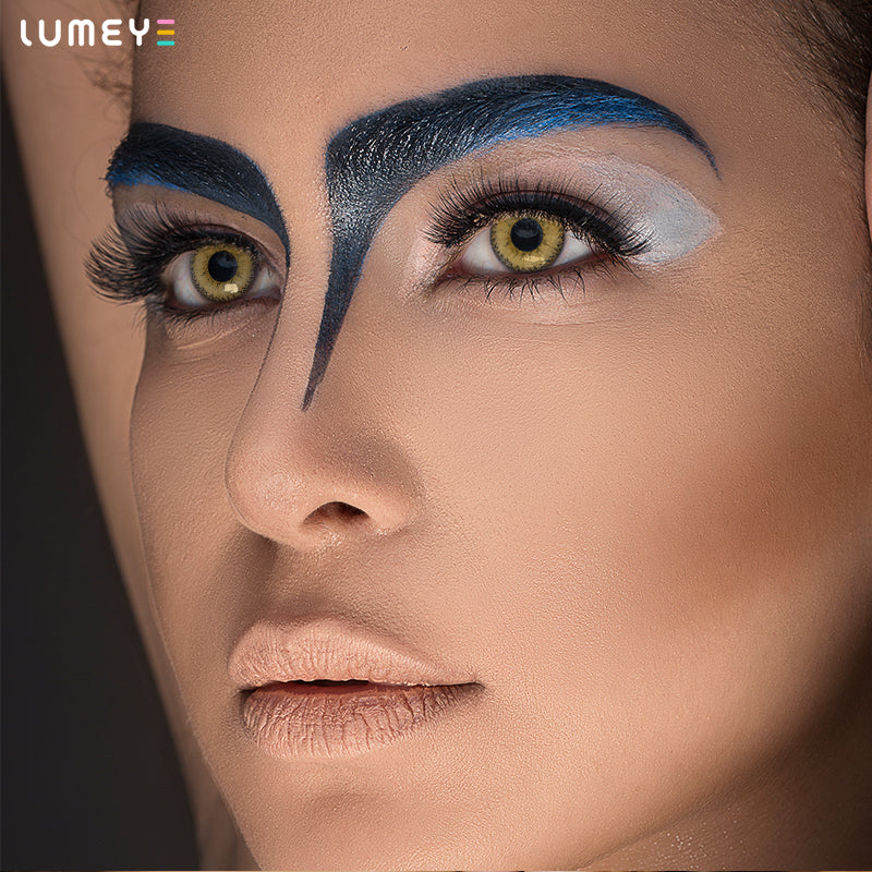 Best COLORED CONTACTS - LUMEYE Demon Brown Colored Contact Lenses - LUMEYE