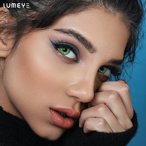 Best COLORED CONTACTS - LUMEYE Demon Green Colored Contact Lenses - LUMEYE