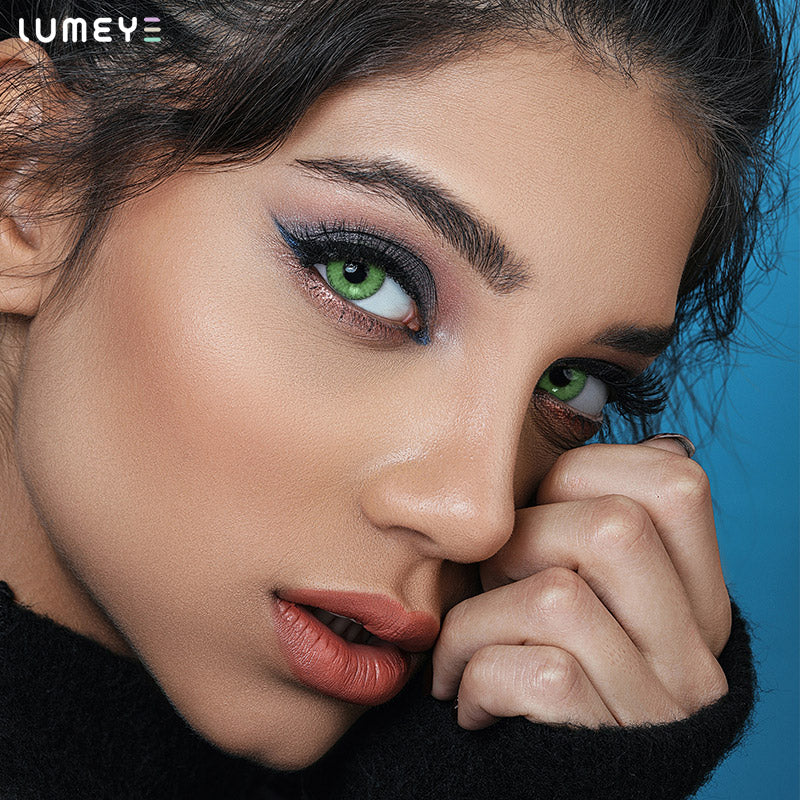 Best COLORED CONTACTS - LUMEYE Demon Green Colored Contact Lenses - LUMEYE
