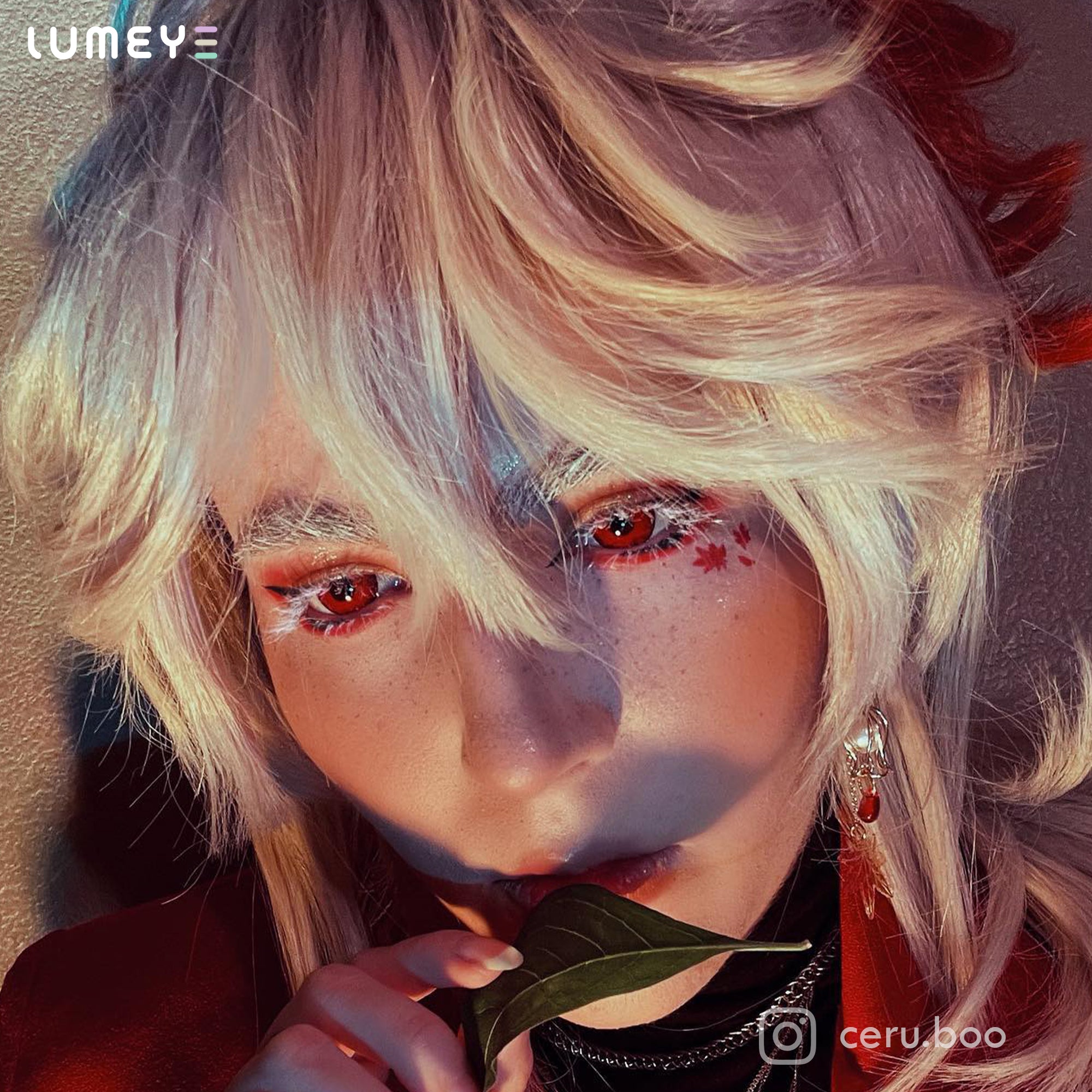 Best COLORED CONTACTS - LUMEYE Twilight Vampire Red Colored Contact Lenses - LUMEYE