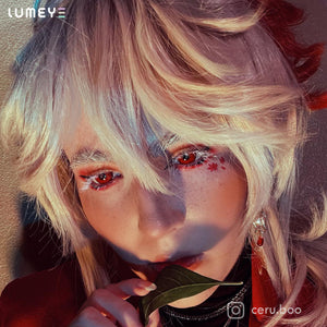 Best COLORED CONTACTS - LUMEYE Twilight Vampire Red Colored Contact Lenses - LUMEYE