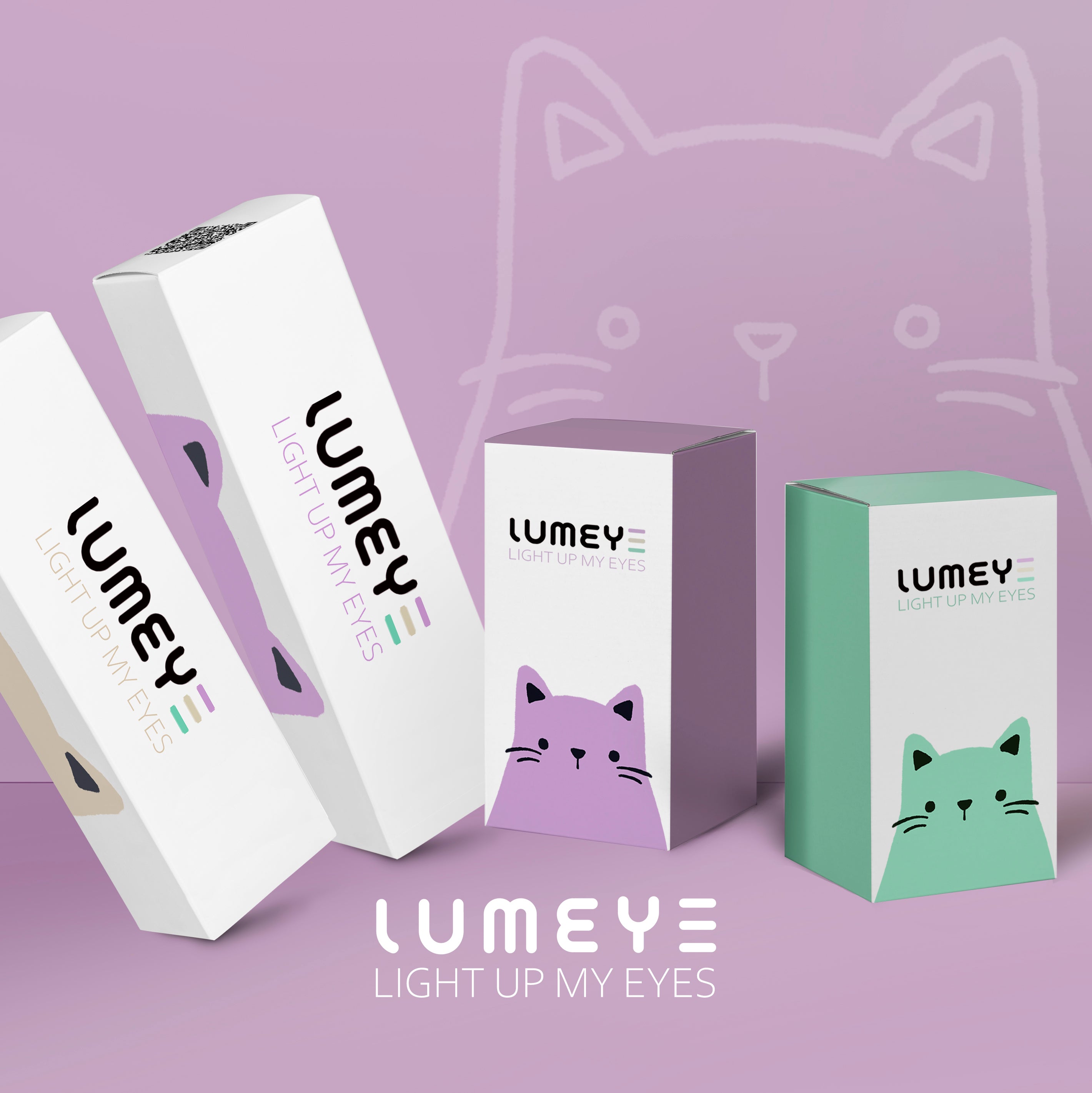 Best COLORED CONTACTS - Eureka Seven - LUMEYE Sakuya Purple Colored Contact Lenses - LUMEYE