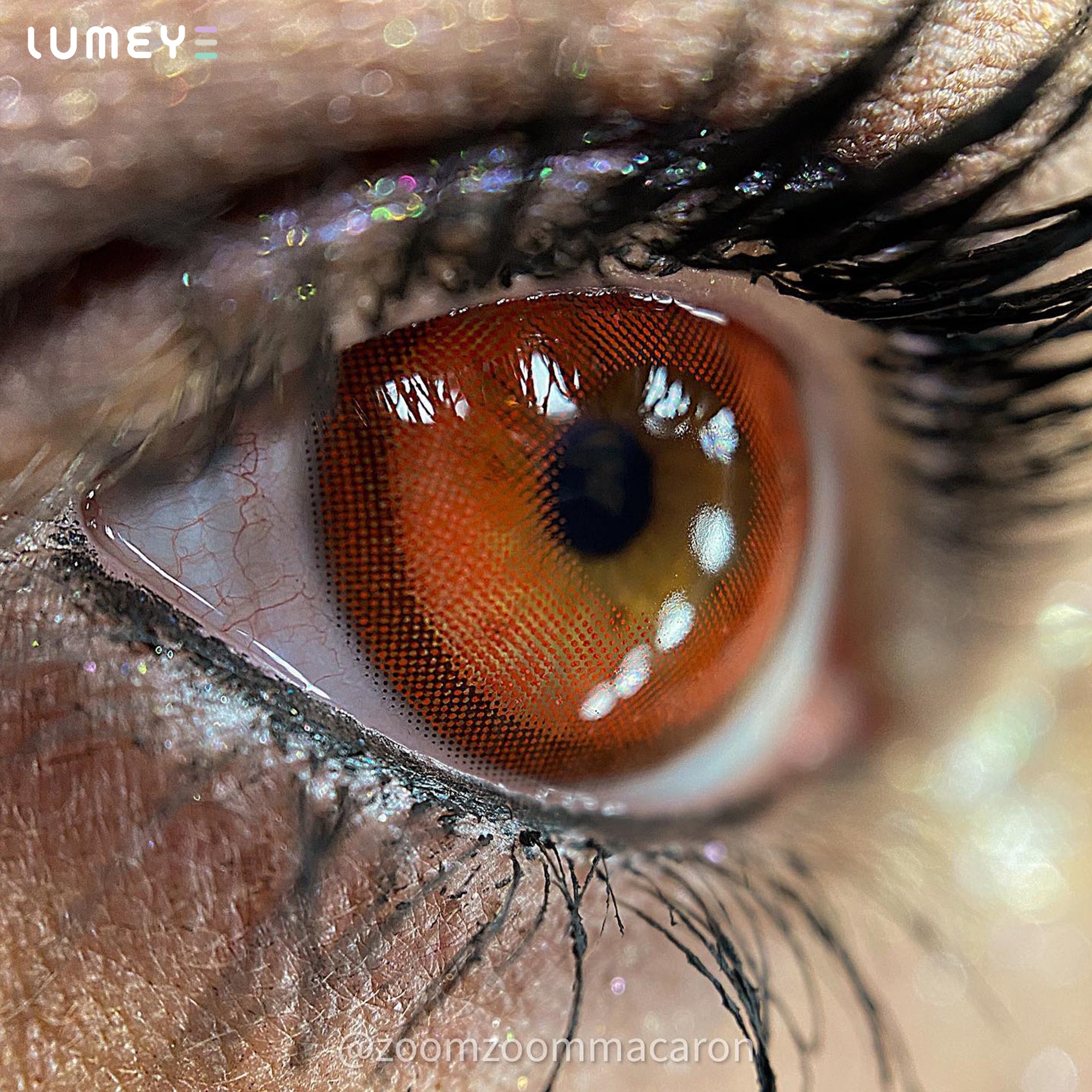 Best COLORED CONTACTS - LUMEYE Bloody Mary Red Colored Contact Lenses - LUMEYE