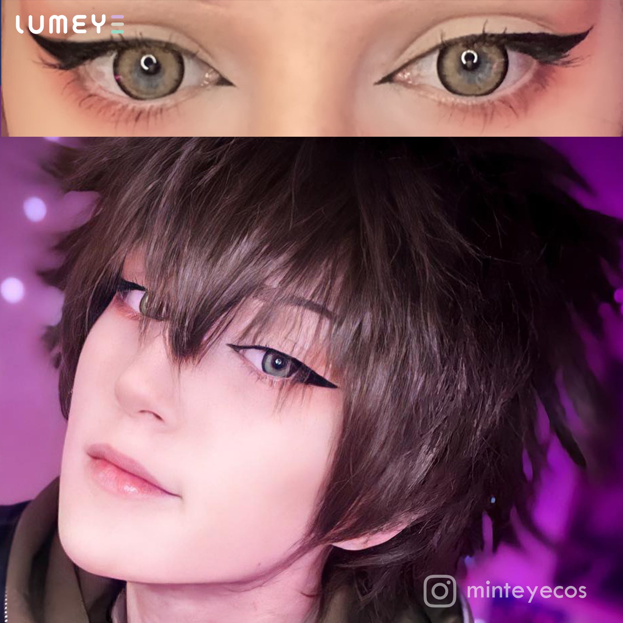 Best COLORED CONTACTS - LUMEYE Cocoa Roll Brown Colored Contact Lenses - LUMEYE