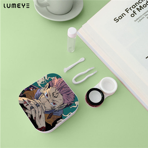 Best COLORED CONTACTS - LUMEYE Jujutsu Kaisen Yuji Itadori Lens Case - LUMEYE