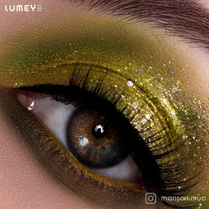 Best COLORED CONTACTS - LUMEYE Fairy Dust Black Colored Contact Lenses - LUMEYE