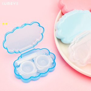 Best COLORED CONTACTS - LUMEYE Lovely Cloud Lens Case - LUMEYE
