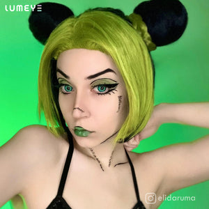 Best COLORED CONTACTS - LUMEYE Elf Green Colored Contact Lenses - LUMEYE