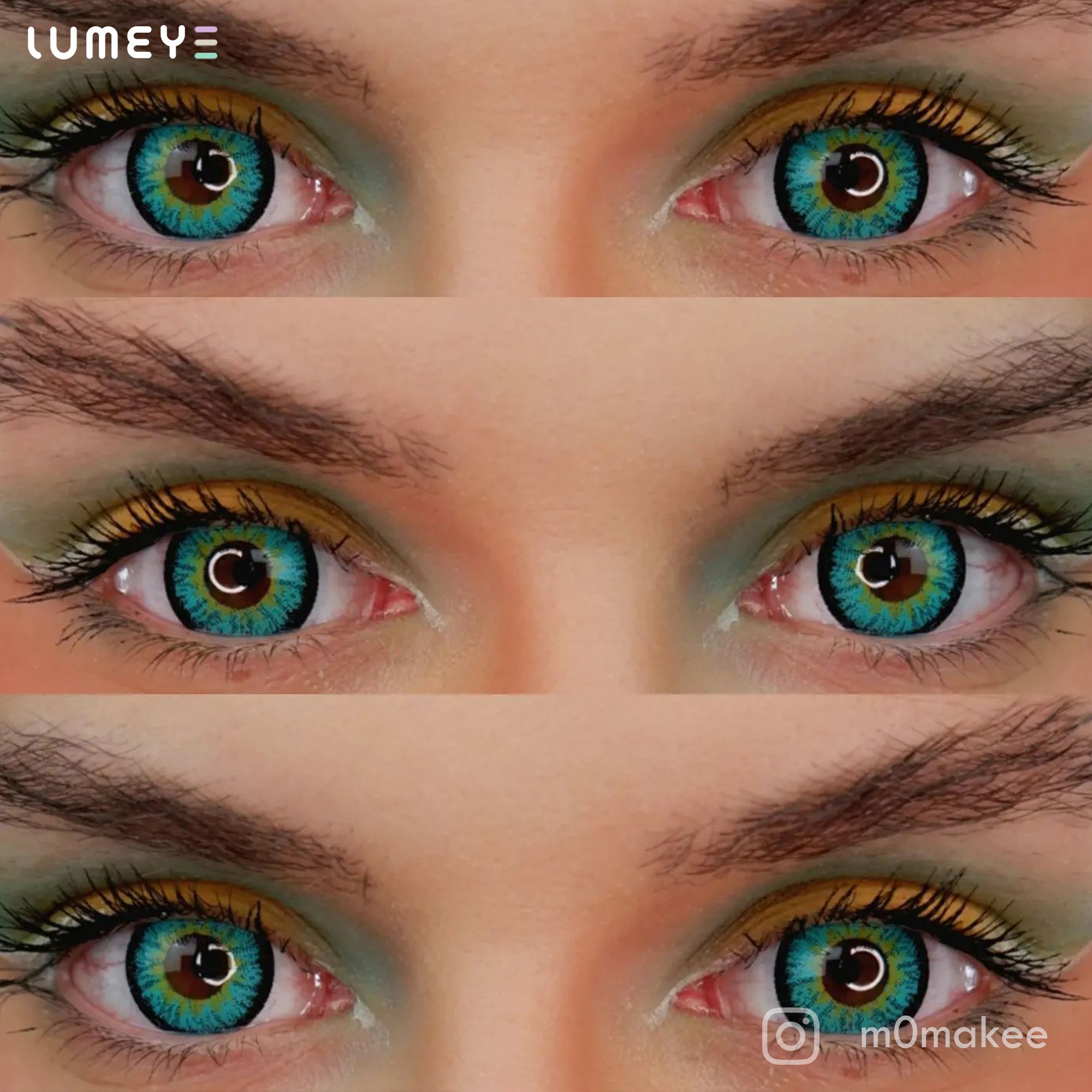 Best COLORED CONTACTS - LUMEYE Elf Green Colored Contact Lenses - LUMEYE