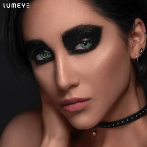 Best COLORED CONTACTS - LUMEYE Candy Melon Green Colored Contact Lenses - LUMEYE