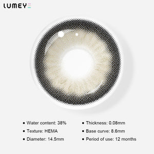 Best COLORED CONTACTS - LUMEYE Forest Brown Colored Contact Lenses - LUMEYE
